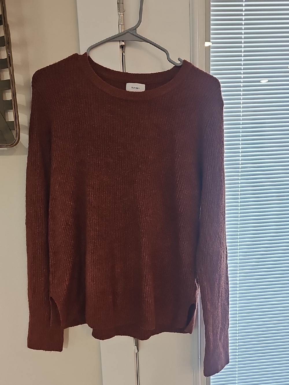 Old Navy Burnt Orange/Rust Crewneck Sweater